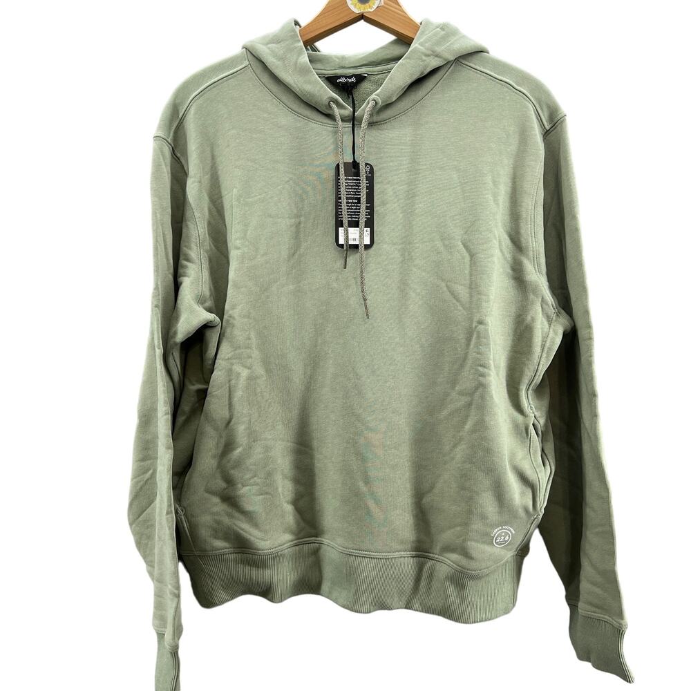 allbirds- R&R Hoodie Sweatshirt-Sweater-Green Hazy Pine-Men Unisex Large-NEW - Picture 4 of 5